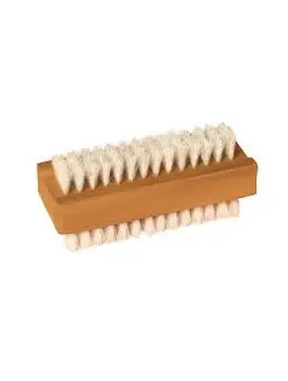 Brosse à ongles bois 10 x 3.5 cm double face