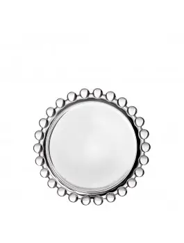 Porte savon verre 9cm perlé