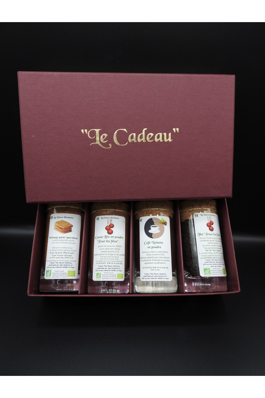 Coffret mug tisane noël bio infusettes