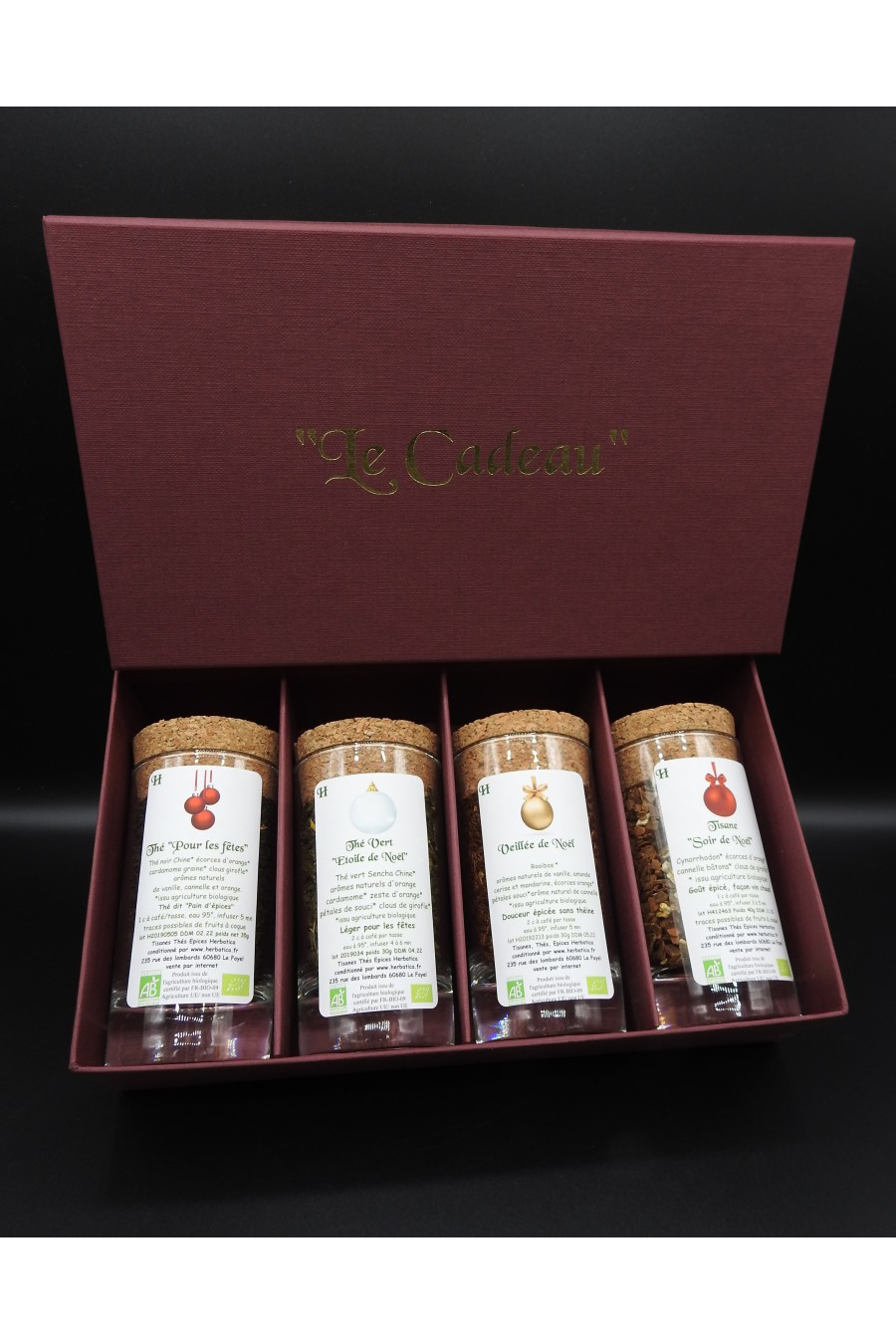 Coffret Noel Gourmand Déco boules - Herbatica (internet uniquement)