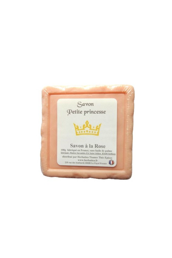 Savon Petite Princesse à la rose 90g