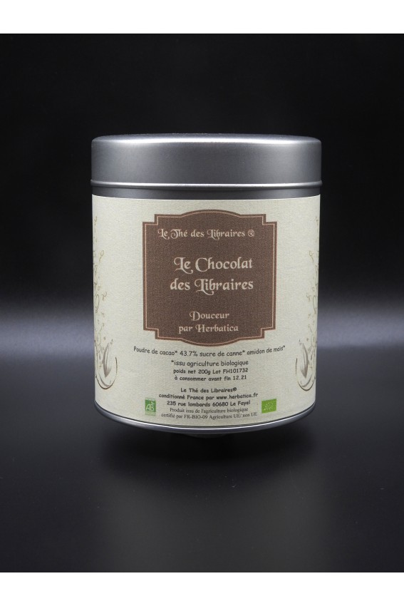 Le Chocolat des Libraires® 200g Bio Boite métal