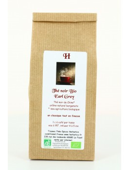 Thé Earl Grey noir 80 g Bio